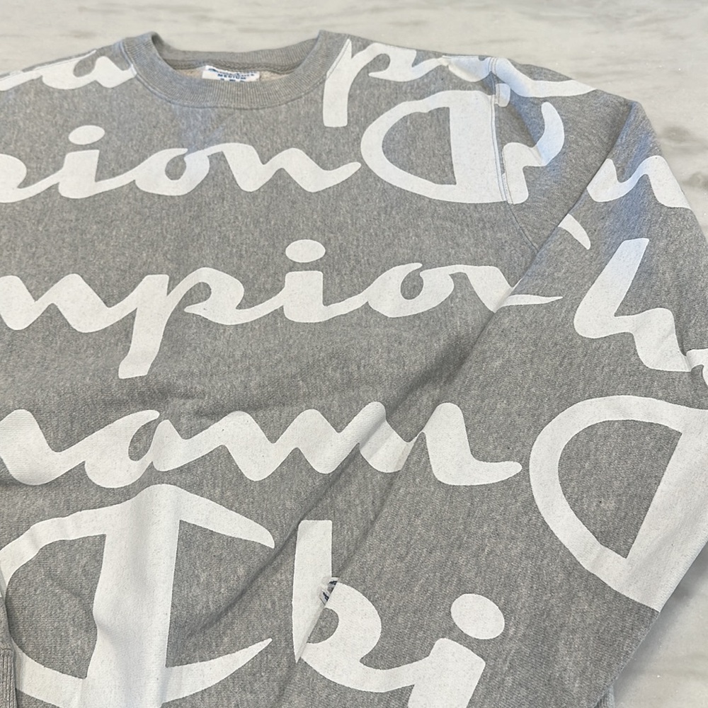 Champion Reverse Weave All Over Pattern Pullover - image 3